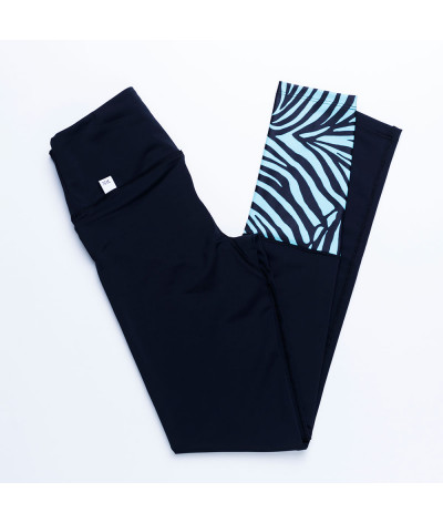 Legging combinado negro Zebra