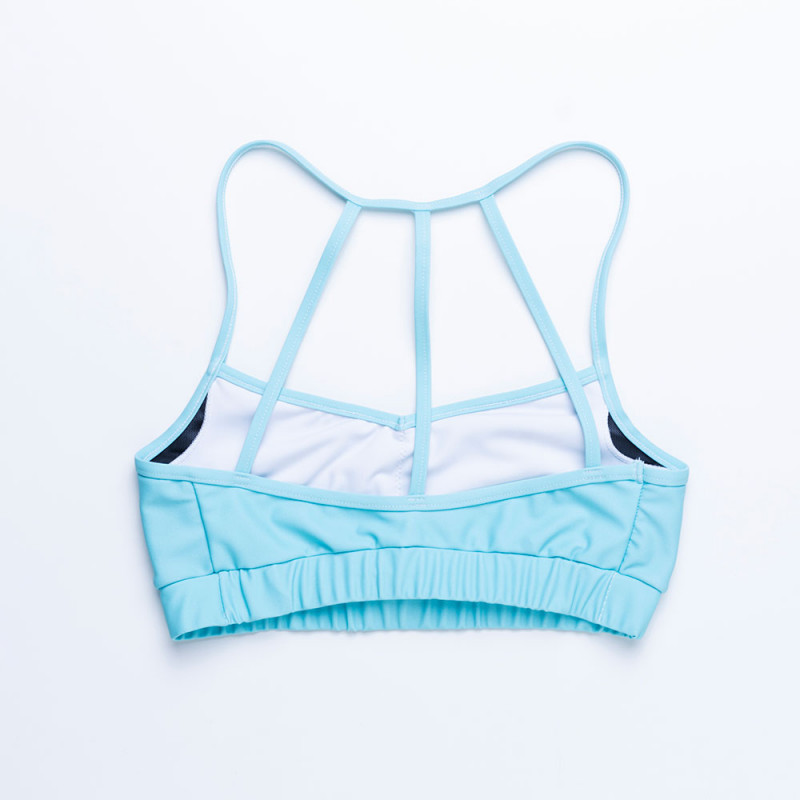 Sujetador bajo impactor color Mint espalda
