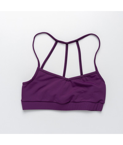 Sujetador bajo impacto color Violeta Gaia