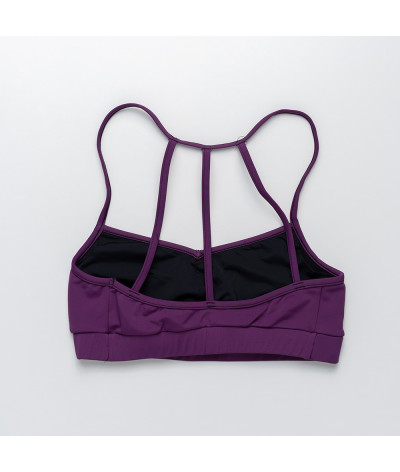 Sujetador bajo impacto color Violeta Gaia