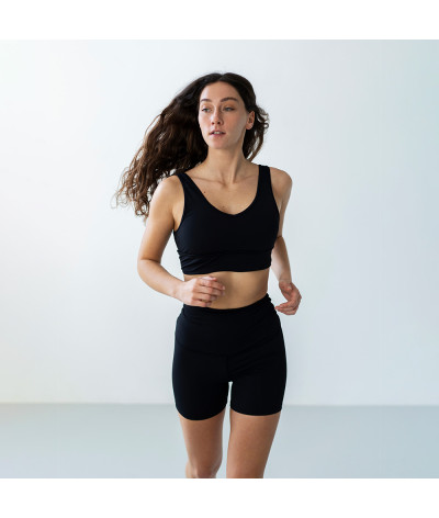 Short biker black modelo