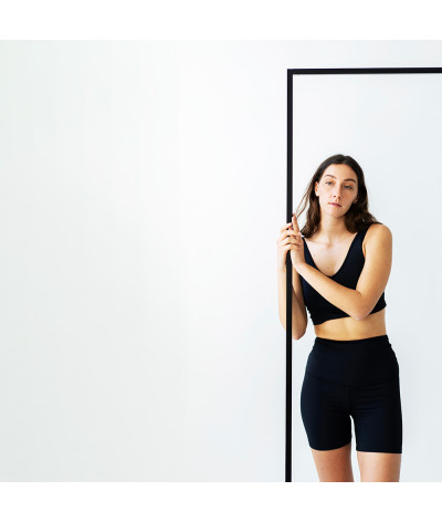 Short biker black modelo 2