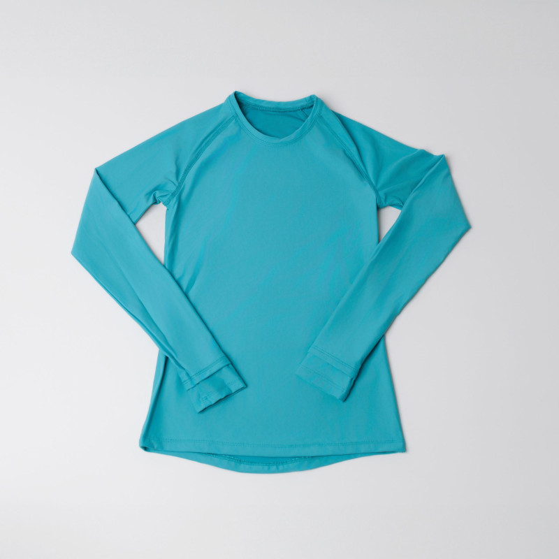 Camiseta Eira manga larga Turquesa