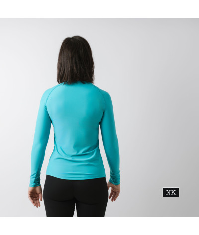 Camiseta Eira manga larga Turquesa