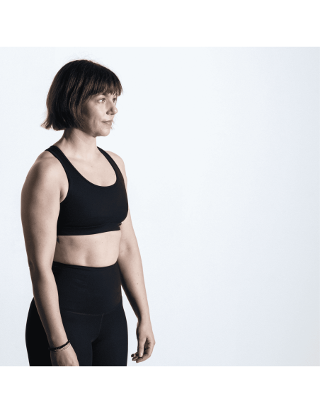 Dark Navy Matte Sujetador Medio Impacto