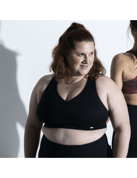 Dark Navy Matte Sujetador Alto Impacto