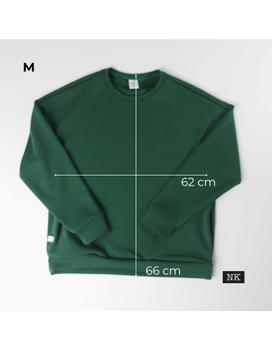 Sudadera Basic Verde Bosque