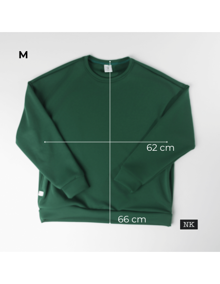 Sudadera Basic Verde Bosque