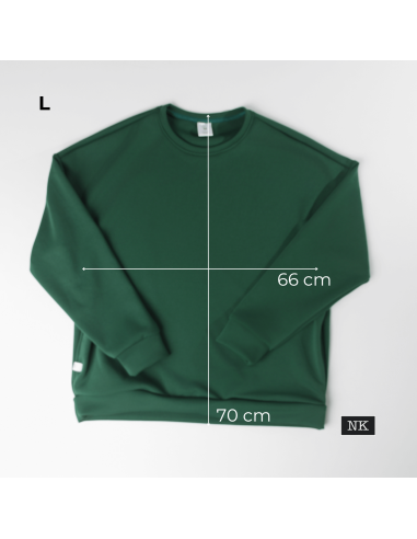 Sudadera Basic Verde Bosque