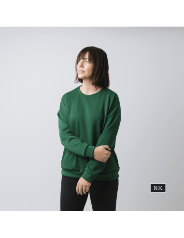 Sudadera Basic Verde Bosque