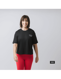 Camiseta +AGUJETAS -DRAMAS negra 2