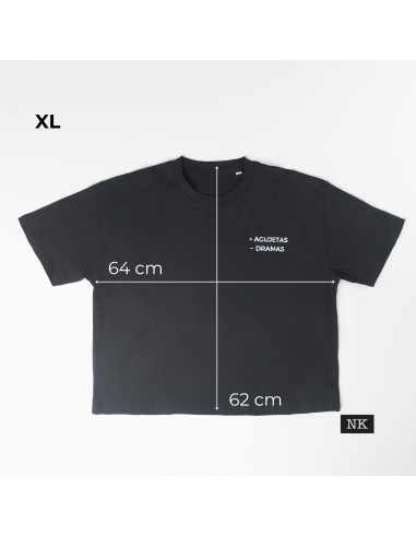 Camiseta +AGUJETAS -DRAMAS negra