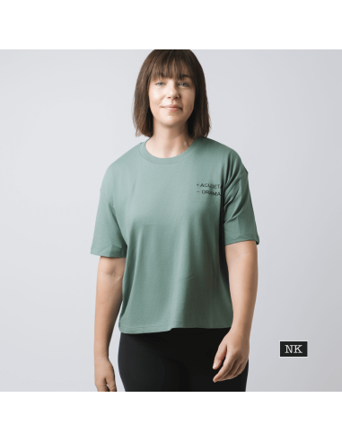 Camiseta +AGUJETAS -DRAMAS verde