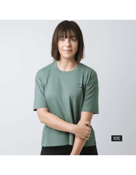 Camiseta +AGUJETAS -DRAMAS verde