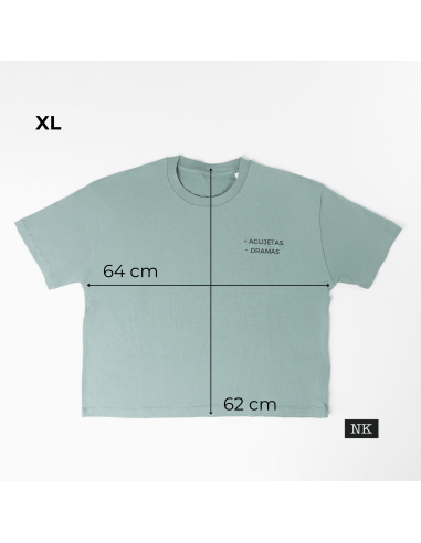 Camiseta +AGUJETAS -DRAMAS verde