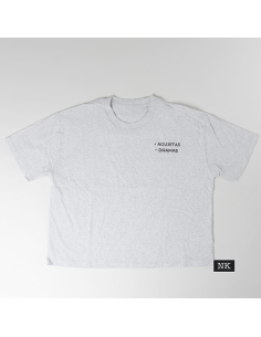 Camiseta +AGUJETAS -DRAMAS jaspeada 2