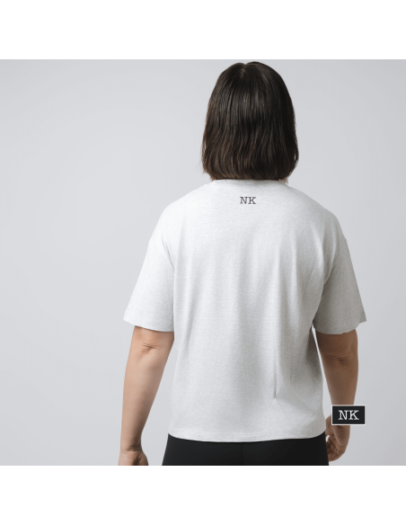 Camiseta +AGUJETAS -DRAMAS jaspeada