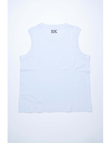 Camiseta Strong Over Skinny azul hielo