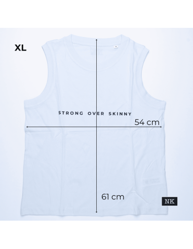 Camiseta Strong Over Skinny azul hielo