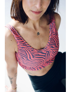 Sujetador Vera Peach Zebra