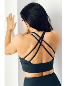 Sujetador Asana Sculpt Antracita 2