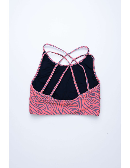 Sujetador Asana Peach Zebra