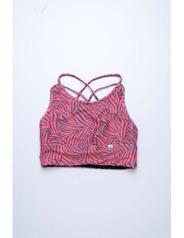 Sujetador Asana Peach Zebra