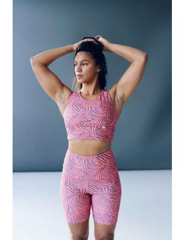 Sujetador Asana Peach Zebra