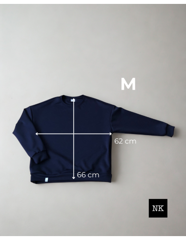 Sudadera Basic Azul Marino