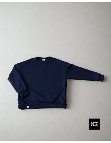Sudadera Basic Azul Marino