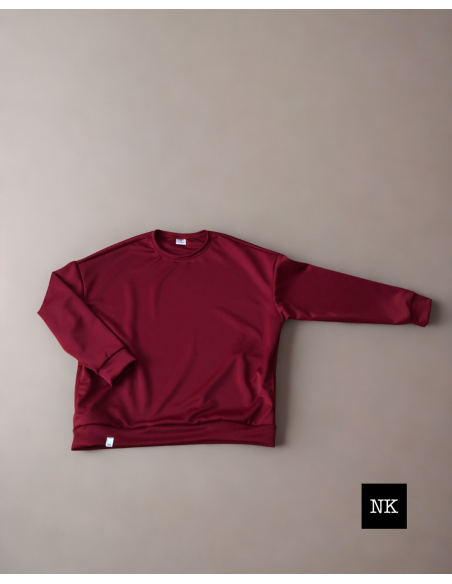 Sudadera Basic Granate
