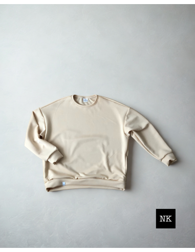 Sudadera Basic Beige