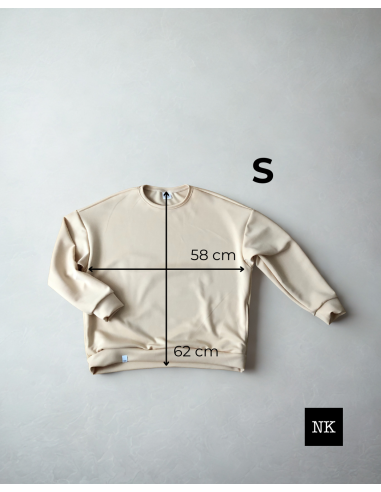 Sudadera Basic Beige