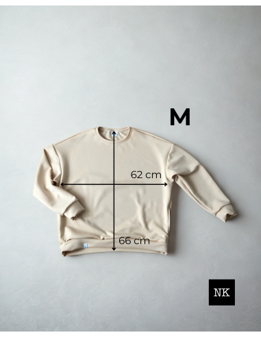 Sudadera Basic Beige