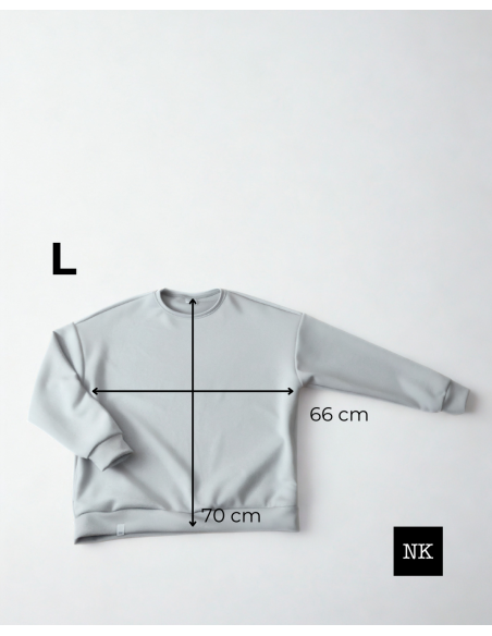 Sudadera Basic Gris