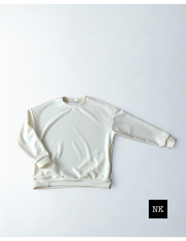 Sudadera Basic Crema