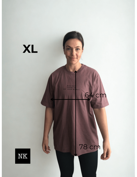 Camiseta "Bad day? Show up"  Mocca