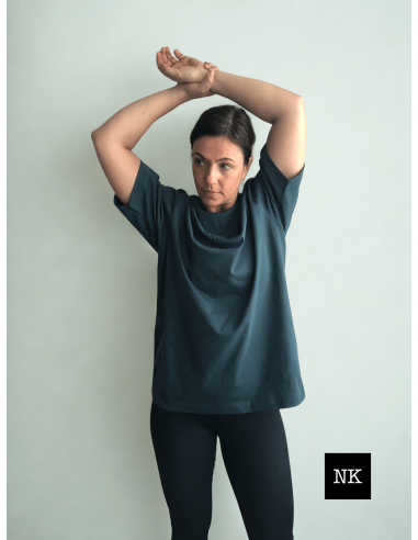 Camiseta "Bad day? Show up"  Verde Bosque