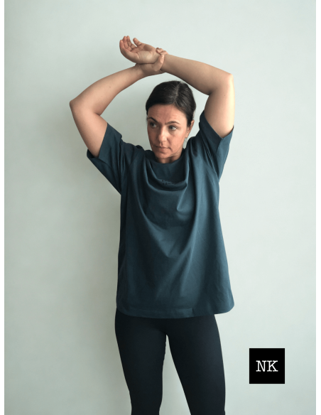 Camiseta "Bad day? Show up"  Verde Bosque