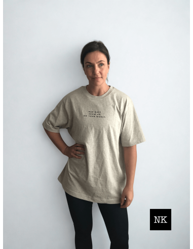 Camiseta "Bad day? Show up"  Arena