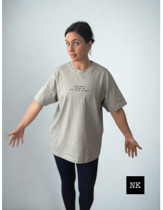 Camiseta "Bad day? Show up"  Gris 2