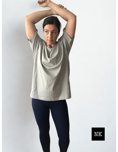 Camiseta "Bad day? Show up"  Gris