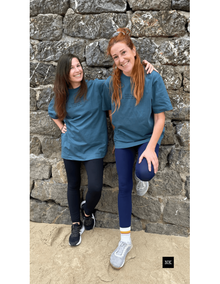 Camiseta "Bad day? Show up"  Verde Bosque