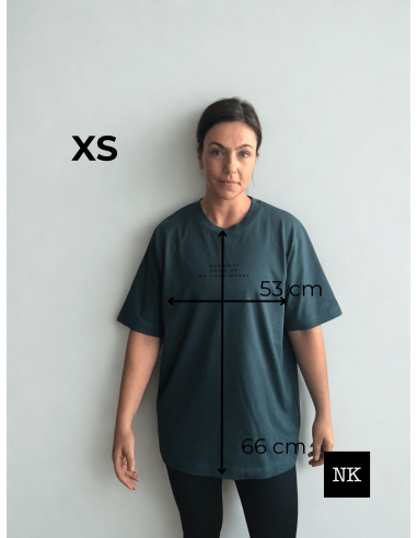 Camiseta "Bad day? Show up"  Verde Bosque