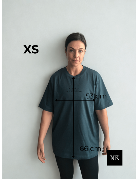 Camiseta "Bad day? Show up"  Verde Bosque