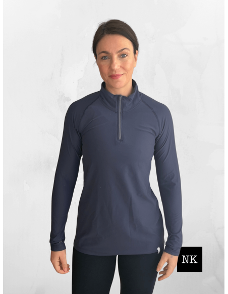 Camiseta Skadi manga larga navy