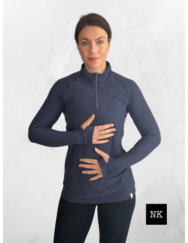 Camiseta Skadi manga larga navy