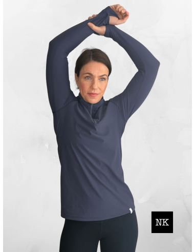 Camiseta Skadi manga larga navy