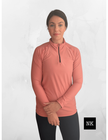 Camiseta Skadi manga larga peach