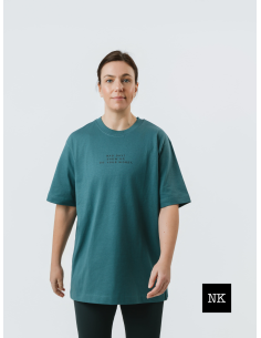 Camiseta "Bad day? Show up"  Verde Bosque